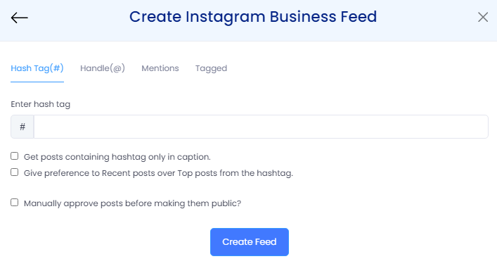 instagram business feed