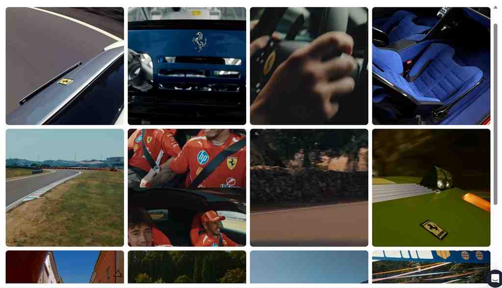 Square photo theme