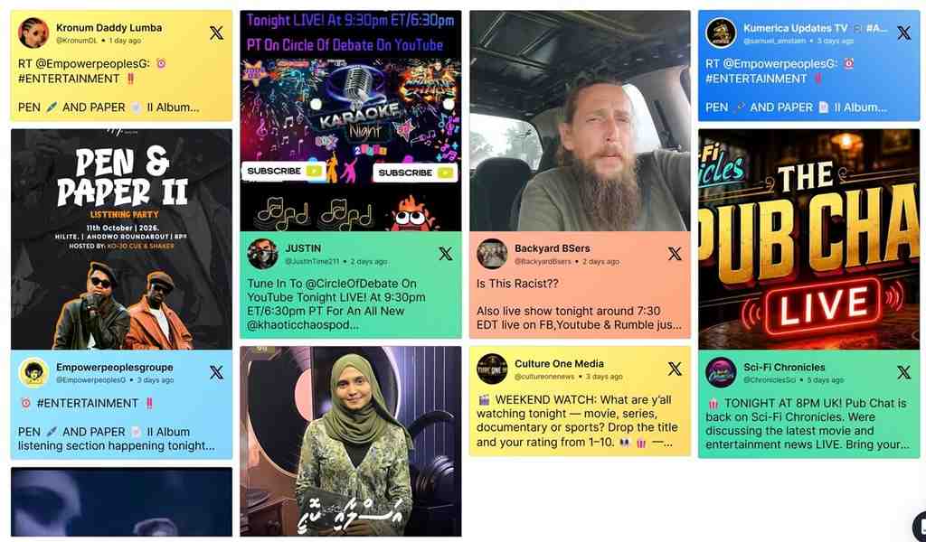 Vivid Twitter Feed