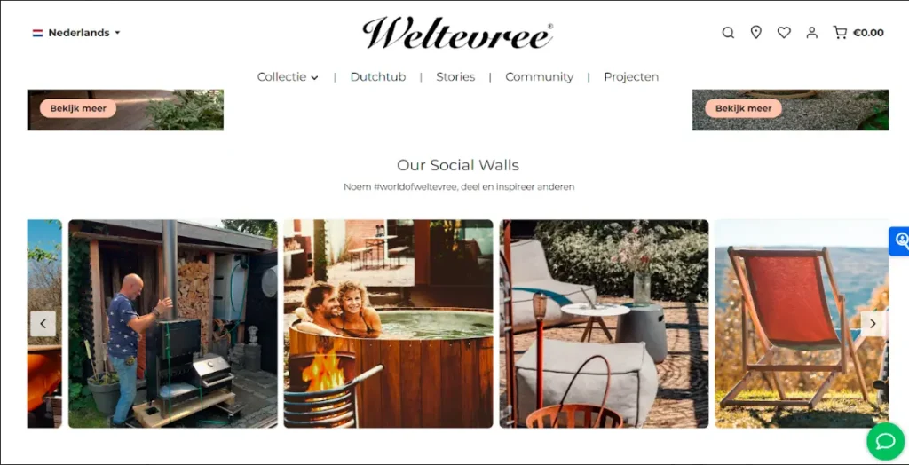 Weltevree Social Wall