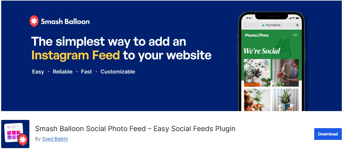 smashballoon social feed plugin