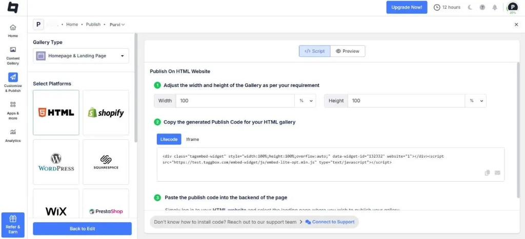 add facebook feed to CMS website