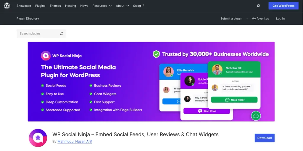 WP Social Ninja