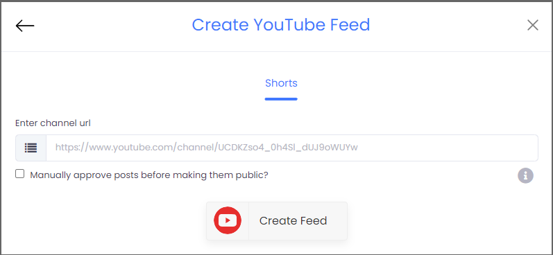 Embed YouTube Shorts