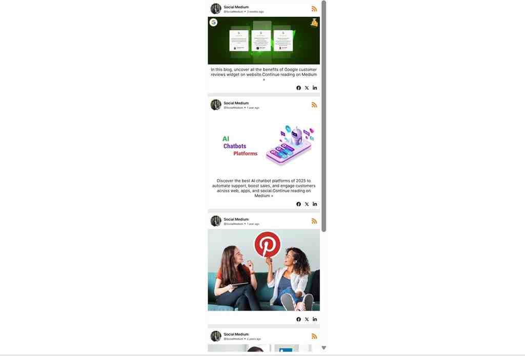 RSS widget theme