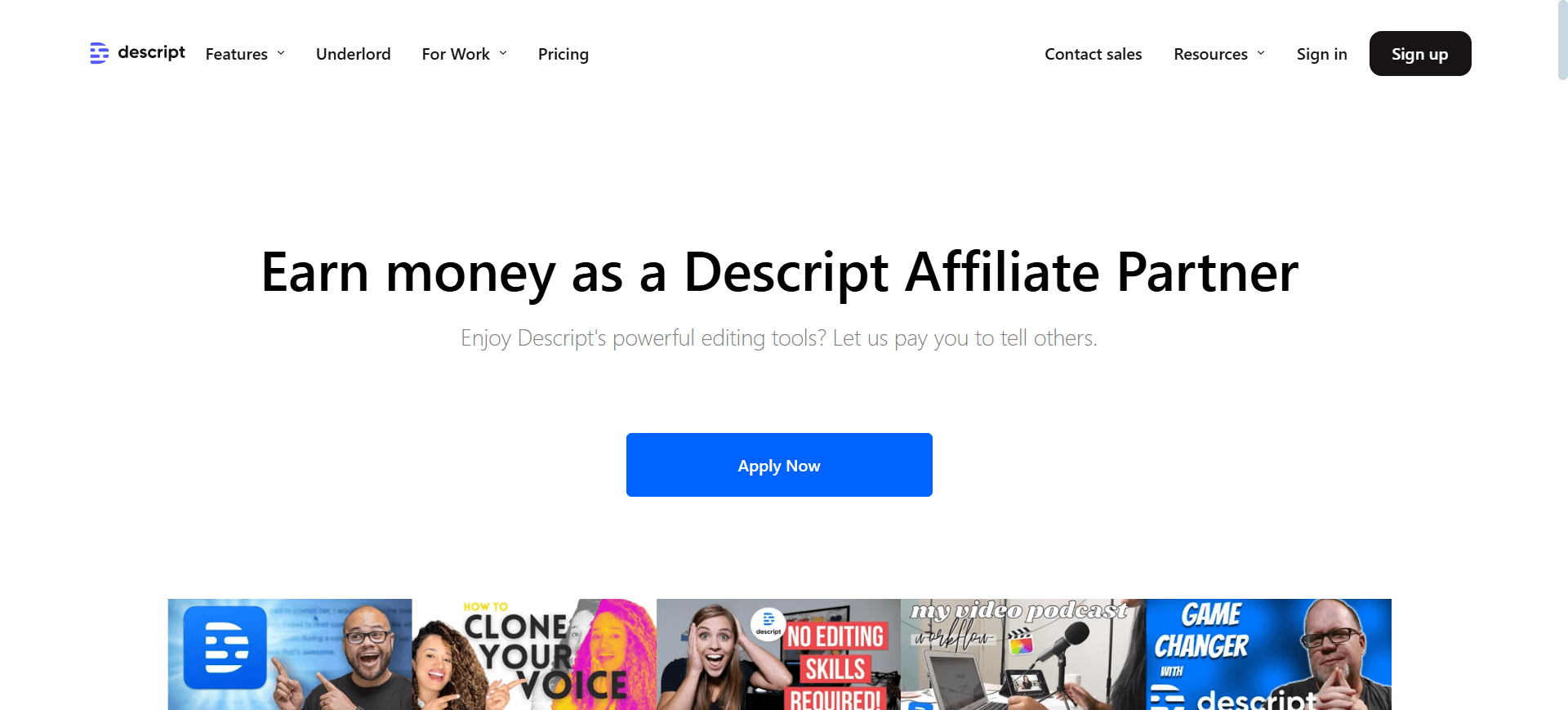 Affiliate Program Descript
