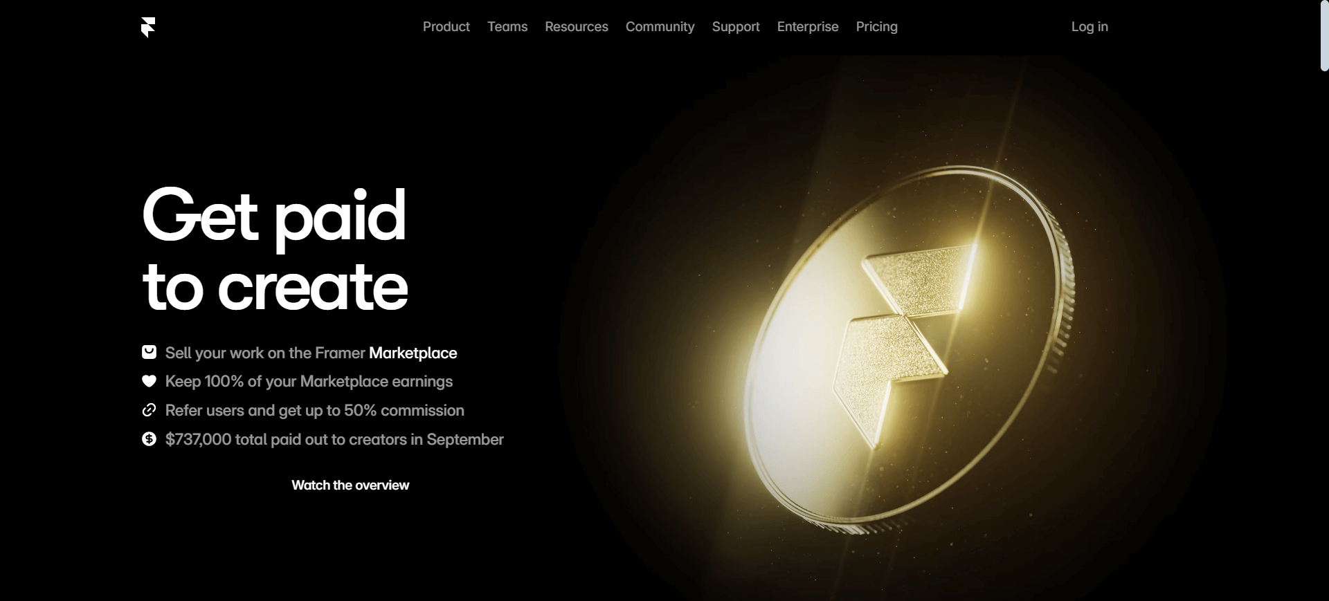 Framer affiliate program