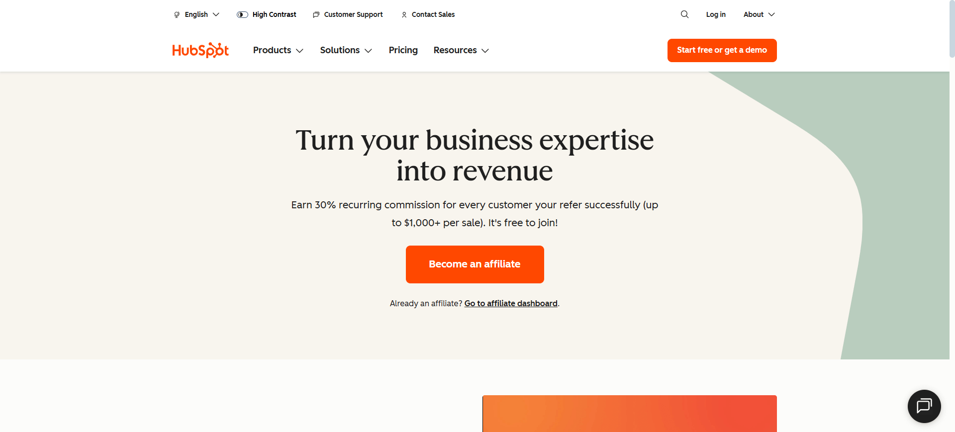 HubSpot Affiliate Program
