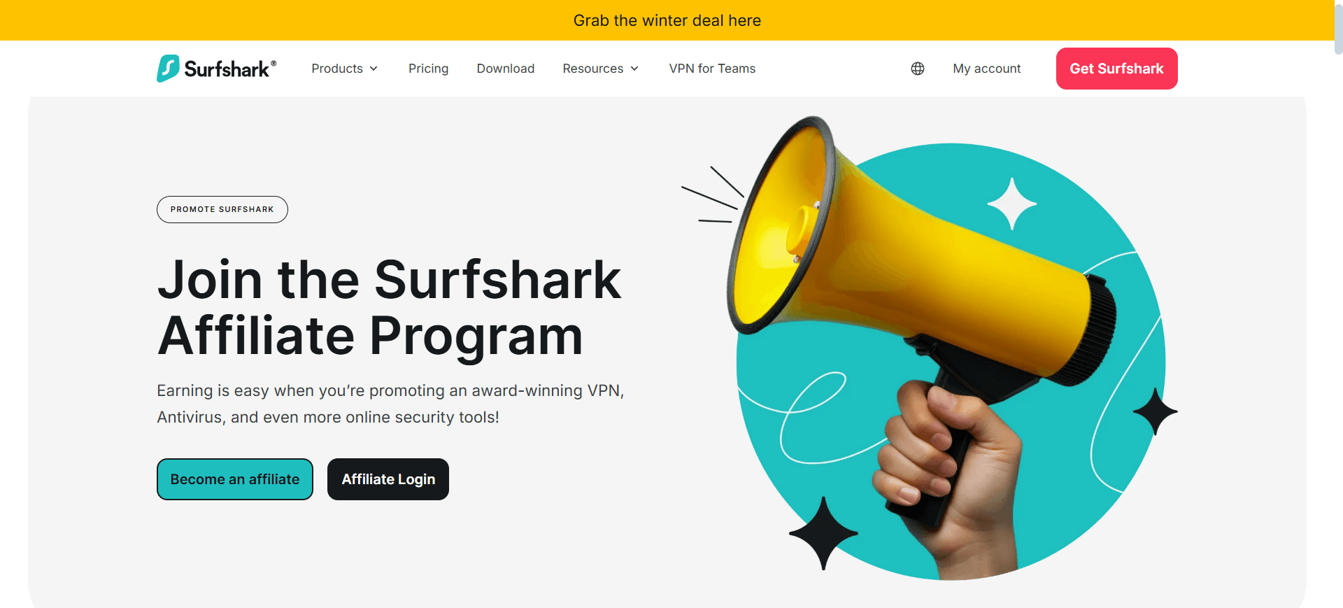 affiliate program Surfshark