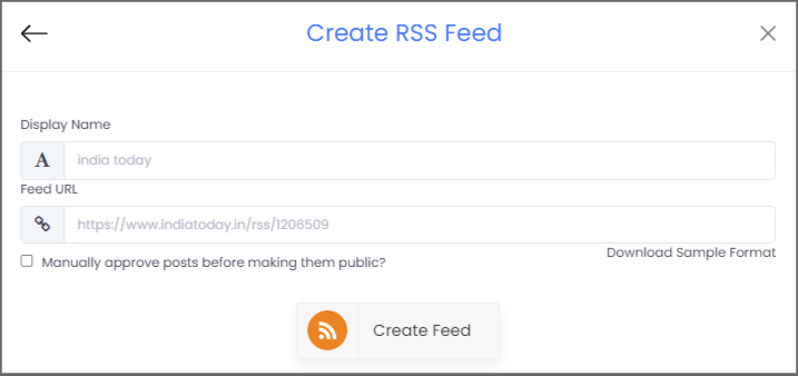 Create Google News RSS feed