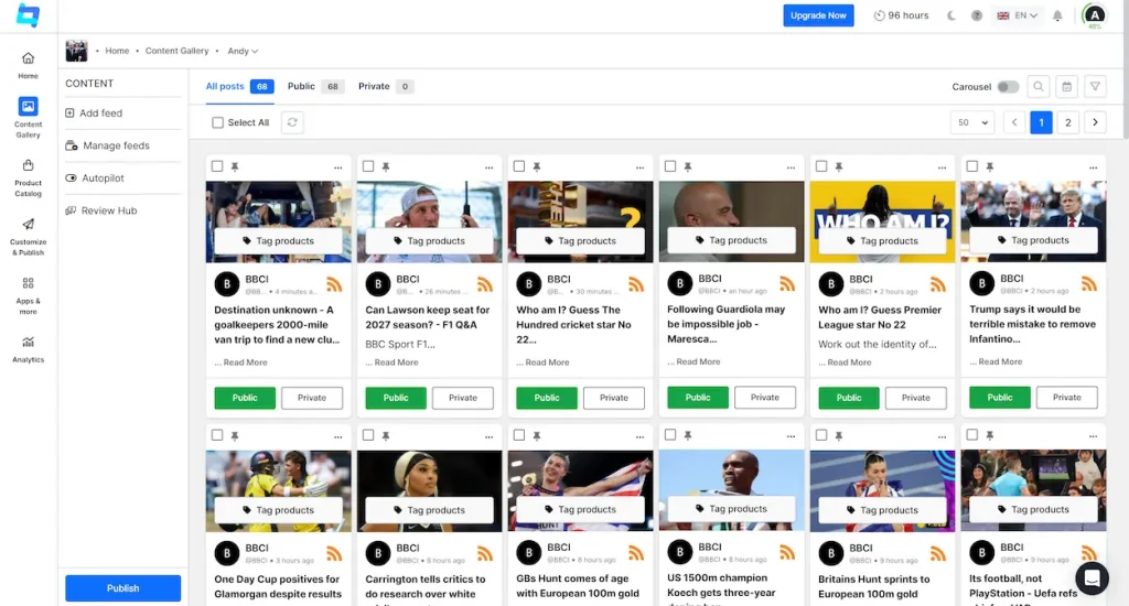 Moderate Sports News RSS Feed