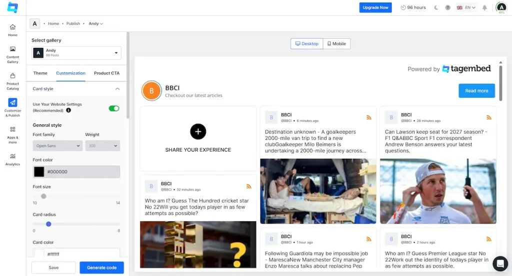 Style Sports News RSS Feed