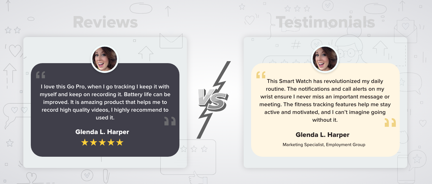 Closer Look At Customer Testimonials Vs Customer Reviews