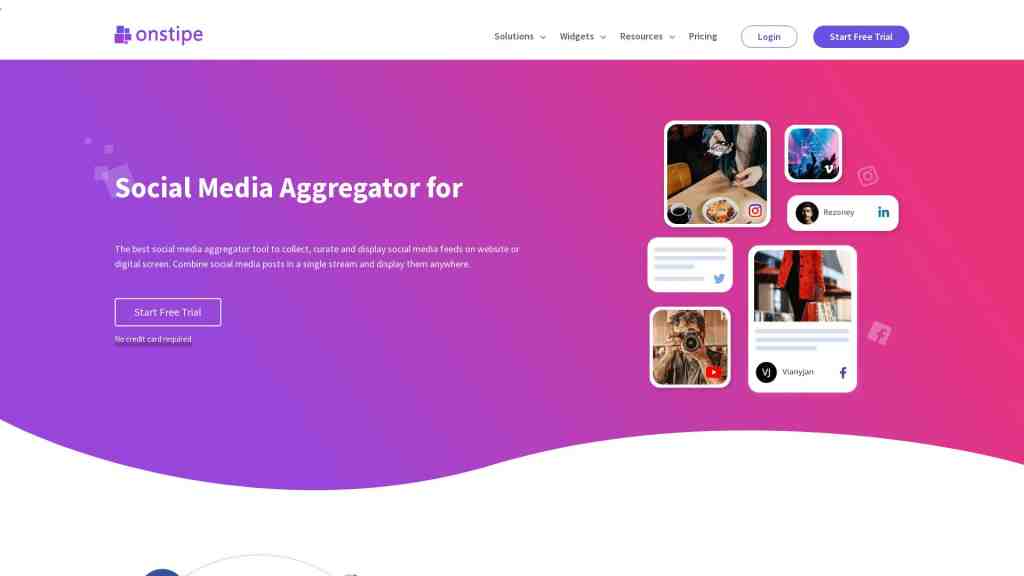 Best Social Media Aggregators #13 - Onstipe_com