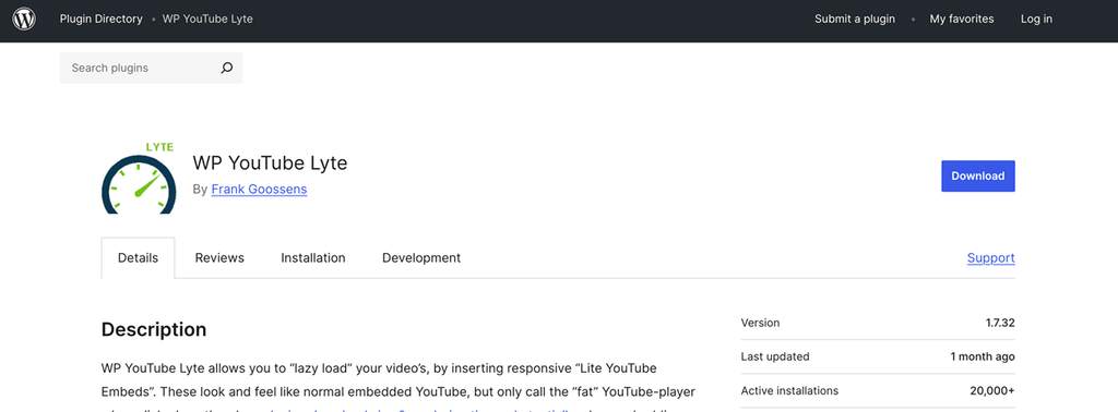 WP YouTube Lyte