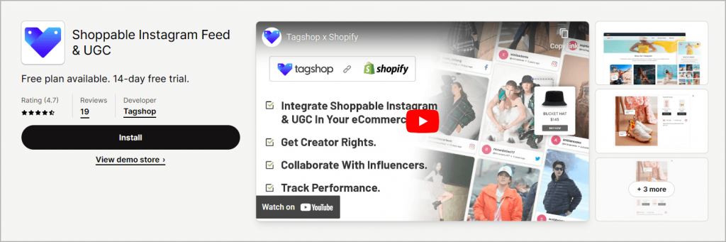 Tagshop - Instagram Feed Shoppable