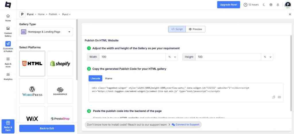 display facebook page on CMS platforms