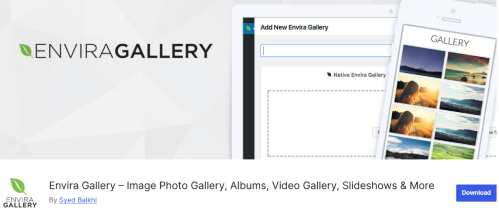 Envira Gallery Plugin
