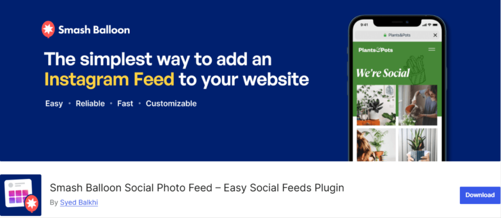 Smash Balloon Social Photo Feed – Easy Social Feeds Plugin