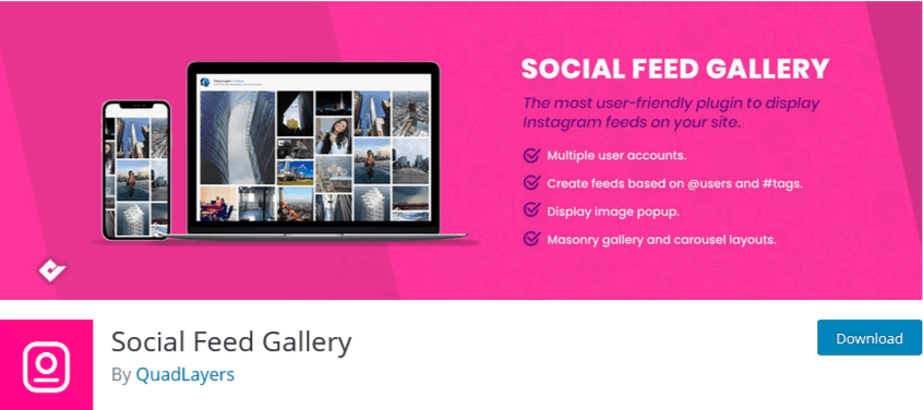 Social Feed Gallery