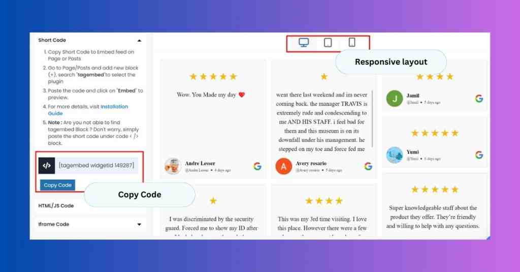 how to embed google reviews on wordpress