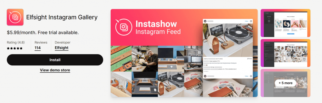 best shopify instagram feed app