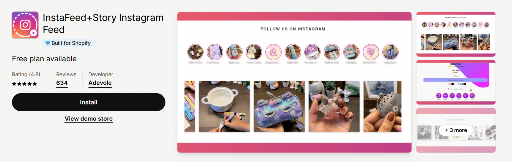 shopify instagram feed app