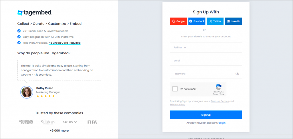 create account for shopify instagram feed