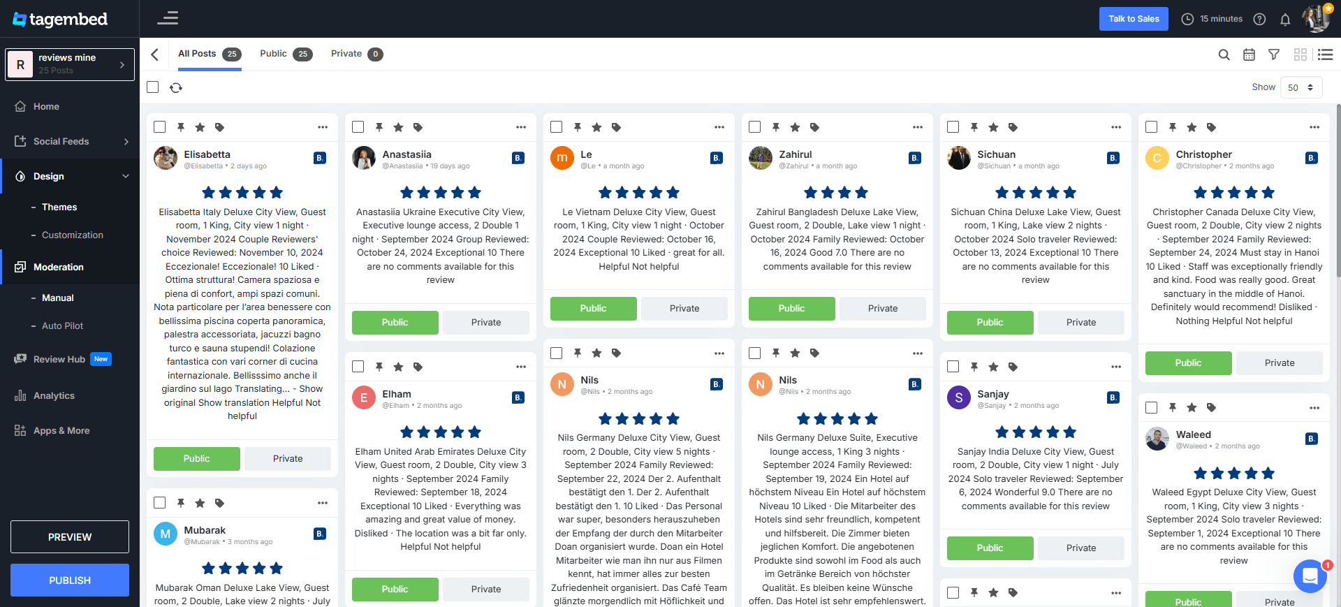 show booking.com reviews