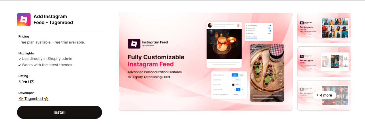 Tagembed Shopify Apps
