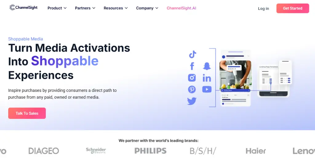 Shoppable Video Platforms - ChannelSight