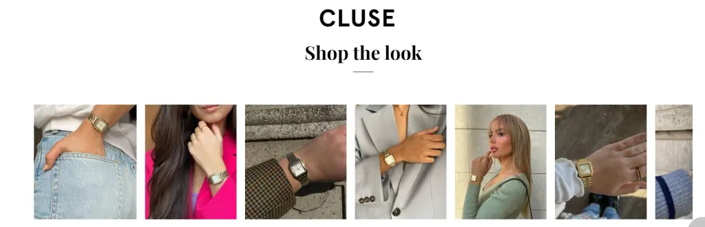Cluse social selling example