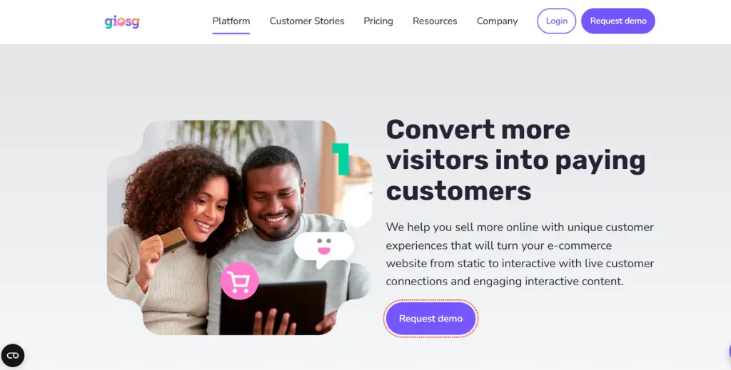 Shoppable Video Platforms - Giosg