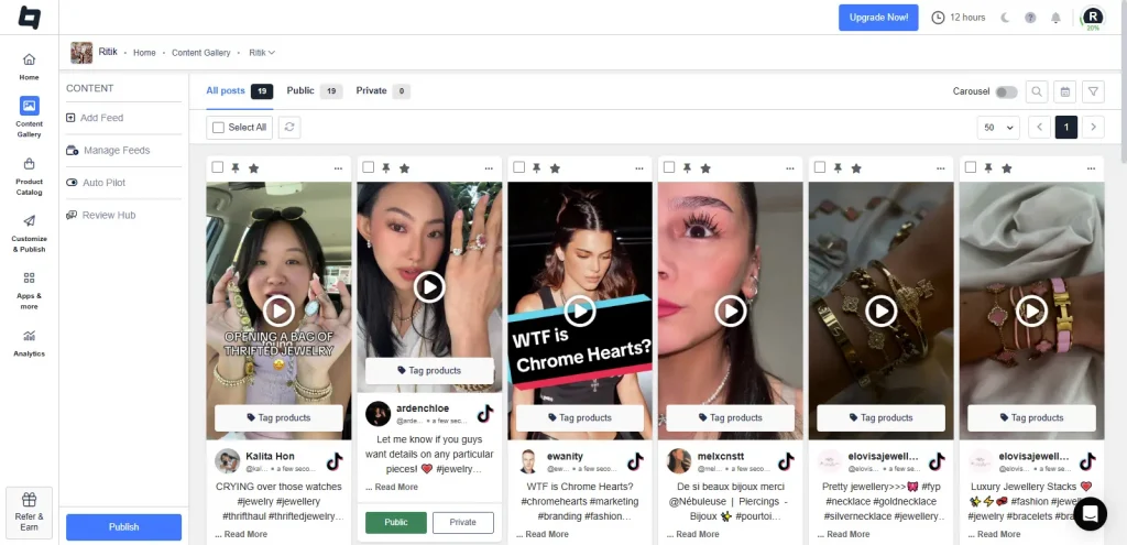 Add Shoppable Product Tag