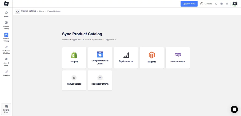 Sync your product catalog