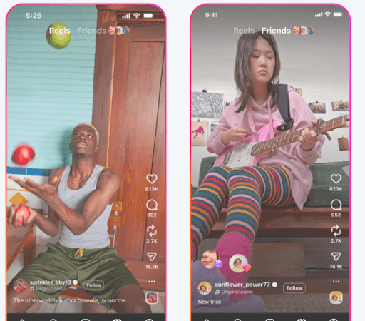 New Friends Reel Tab