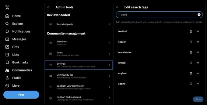 topic tags in groups