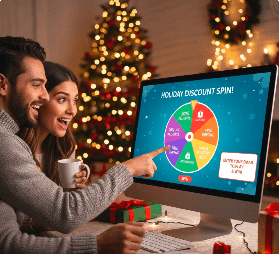 gamified holiday discounts