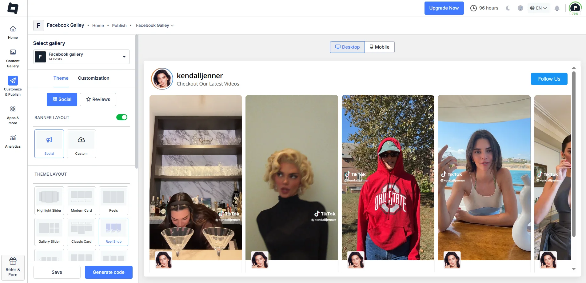 customize the tiktok feed