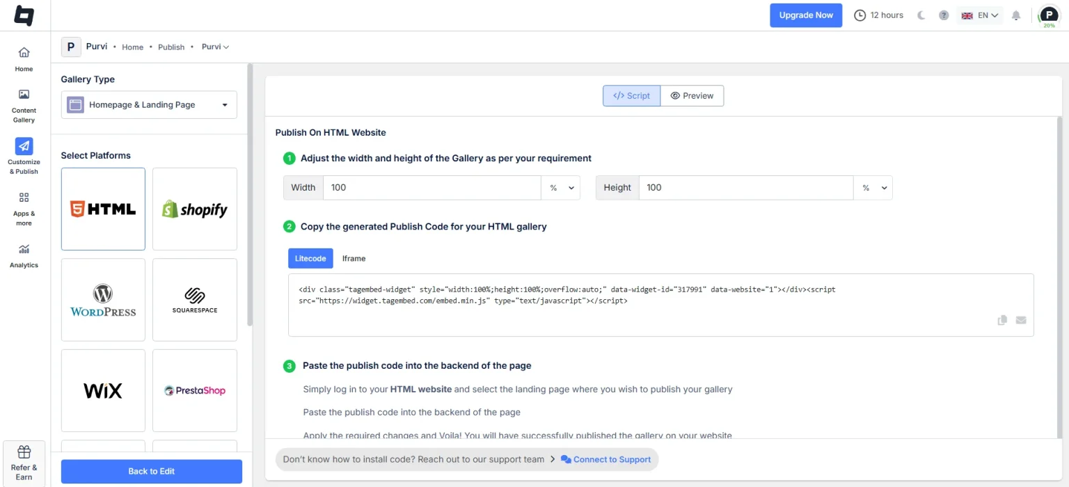 embed code for facebook feed