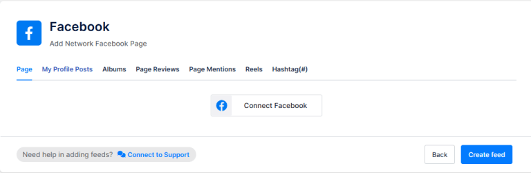 embed facebook feed