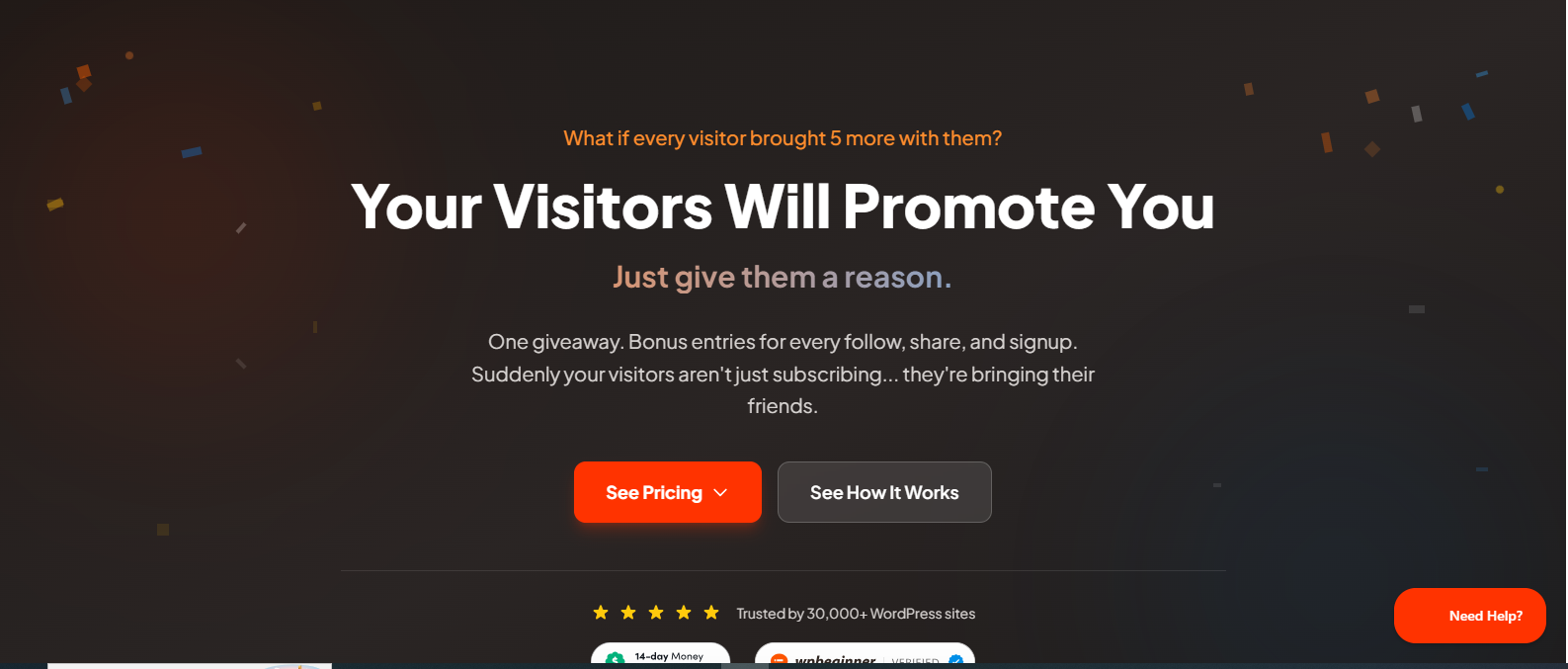 Rafflepress Twitter feed plugin for wordpress