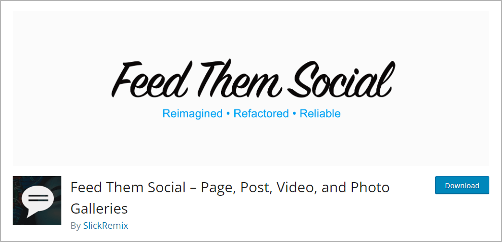 Feed them social WordPress Twitter plugin