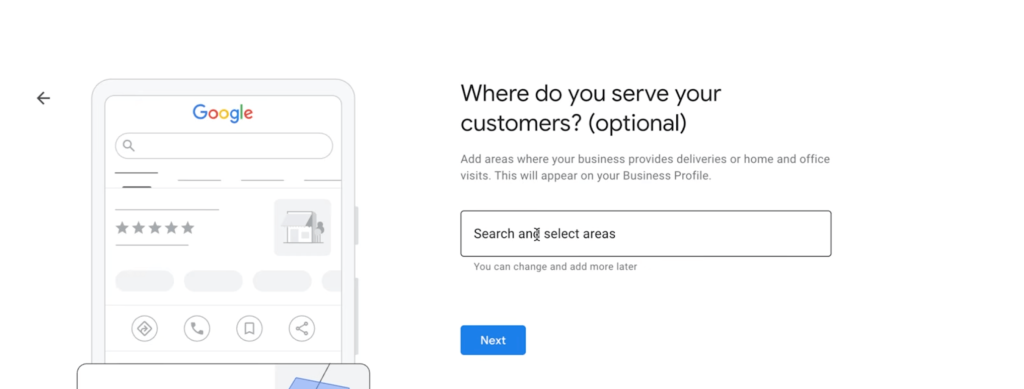 Define your service area (if applicable)