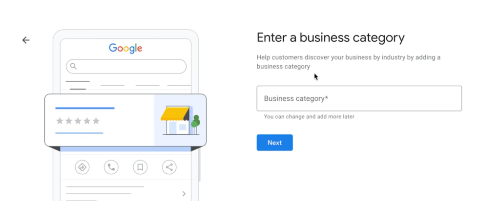 Select your business category