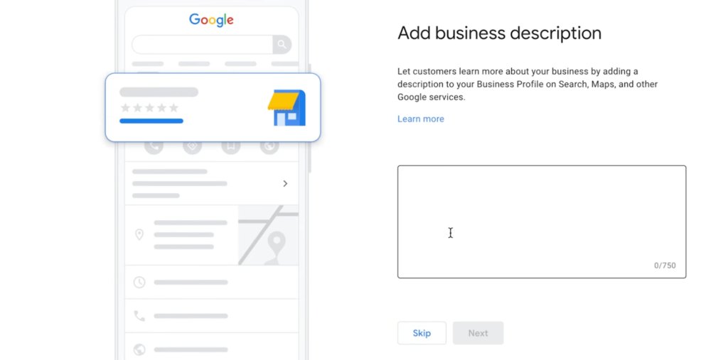 Write a compelling business description