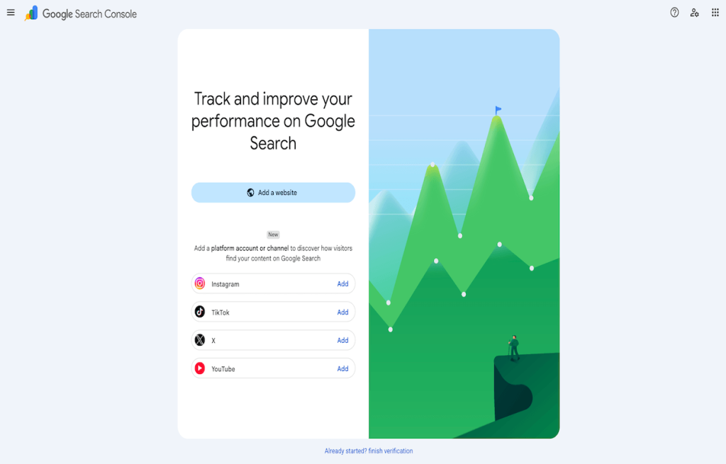 Google Search Console Platform Properties