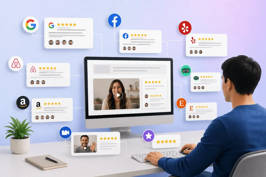 Embed Reviews & Social Proof Widgets on Website