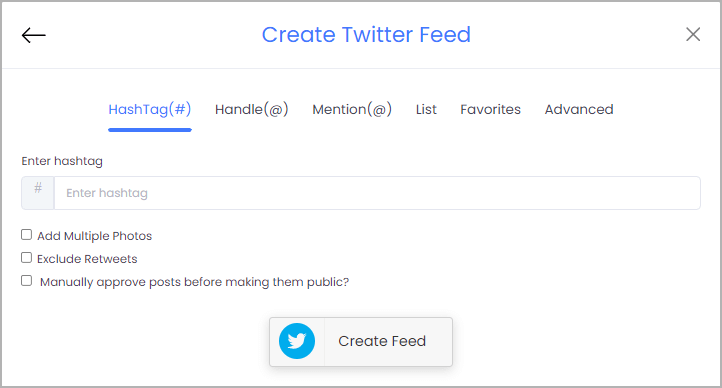 Embed Twitter Widget on Weebly