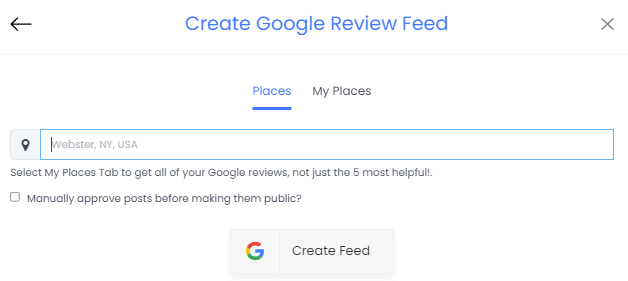 create google reviews